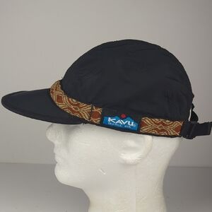KAVU Adult Medium Black Brown Strapcap